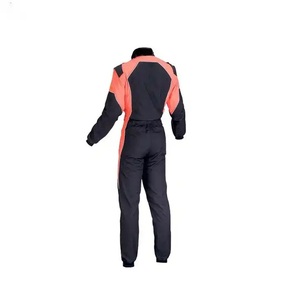 Men's Full Sleeve Color Blocked Kart Racing Suit Polyester/Nylon Customized Team Name <b>Waterproof</b> Quick Dry Windproof <b>All</b> Wear - Product Image 3