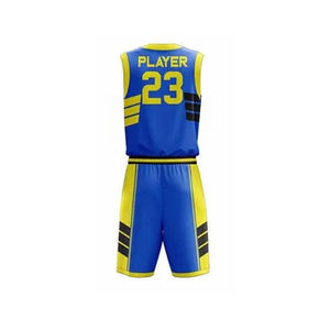 Uniforme de Baloncesto Personalizado Hecho en Pakistán 2026, 100% Poliéster, Transpirable, Tallas Grandes, Uniforme de Baloncesto Económico - Product Image 3