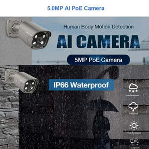 Cámara de Seguridad IP66 a Prueba de Agua con POE de 5MP, Funciones de IA, Venta al Por Mayor - Product Image 3