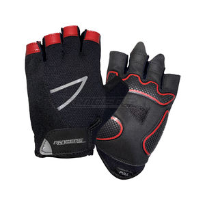 Guantes de Gimnasio con Logotipo Personalizado al por Mayor, Transpirables, Acolchados, Antideslizantes, para Entrenamiento, Levantamiento de Pesas, Fitness, Guantes de Entrenamiento Negros de Alta Calidad - Product Image 1