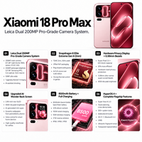 2026 Original 5G Xiaomi 18 Pro Max Snapdragon 8 Elite Gen 6 Double 200MP Leica 8500mAh 100W Téléphone Appareil Photo