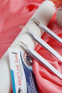 Juego de Pinzas para Pestañas de Marca Privada al por Mayor, Multicolores, Profesionales, para Extensión de Pestañas Postizas, Pinzas de Acero Inoxidable - Product Image 3