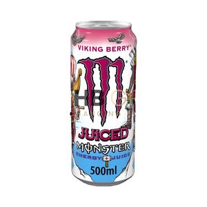 Boisson Énergisante Monster Juiced Viking Berry Carbonate 500ML en Canette (En Boîte) Vente en Gros - Product Image 1
