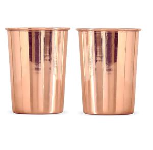 Bouteille d'eau en cuivre gravé, design classique, artisanale, écologique, pour la santé ayurvédique, créations anciennes, cuisine et salle à manger - Product Image 1