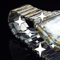 Montre de luxe en acier inoxydable avec cadran en cristal de moissanite, mouvement mécanique analogique à motif tigre ajouré, boîtier carré, bijou de mode unisexe