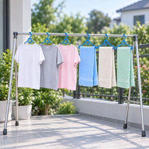PP Plastic <b>Clothes</b> Hangers Strap Notches Virgin PP Coat Hanger Pack Household Laundry Room <b>Clothes</b> Shop Boutique Bulk - Product Image 1