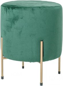Modern Nordic Velvet Fabric Tall Ottoman <b>Stool</b> Classic European Style Multi Functional Durable Footstool - Product Image 6