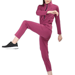 Pull-over Femme Streetwear Polaire Survêtement 2 Pièces Manches Longues 100% Coton Écologique Respirant OEM Prix Abordable - Product Image 5