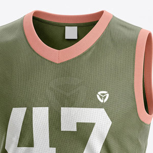 Uniforme de Baloncesto Transpirable para Hombre, Tela Ligera, Ideal para Entrenamiento y Deportes de Equipo - Product Image 6