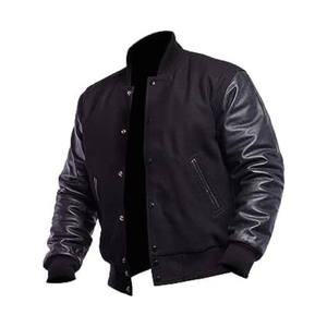 Chaqueta Varsity Unisex de Invierno de Diseño Superior, Ropa Deportiva Estilo Béisbol, Logotipo Frontal Personalizado, Ecológica, Corte Ajustado para Hombre - Product Image 2