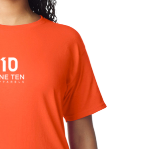 Camiseta de Mujer Naranja de Algodón Suave, Informal, de Manga Corta, Cómoda, Básica, Ropa de Moda, Ropa Personalizada al por Mayor - Product Image 6