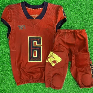 Maillot de football américain personnalisé, respirant, nouveau style, extensible, dernier design, uniformes de football américain - Product Image 5