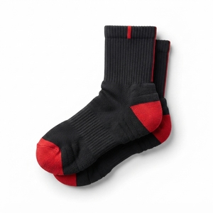 Chaussettes de sport pour hommes, couleur unie, tricotées, respirantes, avec couleur personnalisable, collection printemps, prix de gros - Product Image 3