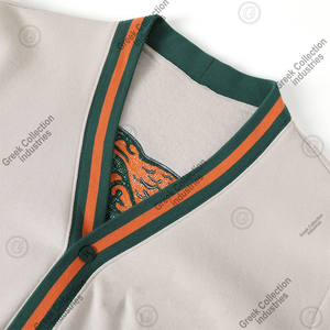 เสื้อคาร์ดิแกนมหาวิทยาลัย FAMU แบบสั่งทำพิเศษ ผ้าฝ้ายฟลีซ 100% เสื้อสเวตเตอร์ผู้หญิง ปักโลโก้ เสื้อกันหนาวสำหรับฤดูหนาว สมาคมนักศึกษากรีก - Product Image 6
