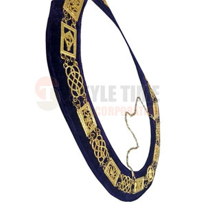 Collar Masónico Elegante Hecho en Pakistán con Detalle de Colgante Simbólico, Collar Masónico de Lujo - Product Image 2