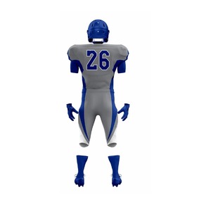 Maillots de football américain rétro pour adultes, grande taille, col en V, manches courtes, anti-humidité, uniformes d'équipe, vente en gros à prix réduit - Product Image 2