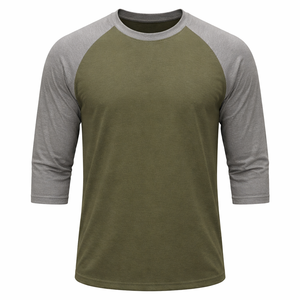 T-shirts de baseball personnalisés en gros - T-shirts pour hommes de qualité supérieure, fournisseur OEM pour commandes en gros - Product Image 1