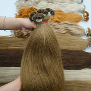 Extensiones de Cabello Remy con Punta Plana de Queratina, Sin Enredos, Colores Personalizados Negro/Marrón/Rubio, Cabello Humano Hecho en Vietnam 2026 - Product Image 4