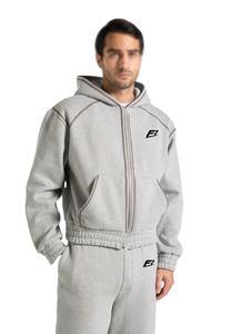 Conjunto Deportivo Personalizado para Hombre con Sudadera con Cremallera y Pantalones Jogger de Felpa, Ropa Deportiva al por Mayor, Estilo Urbano Y2K, Marca Privada, Proveedor Estadounidense - Product Image 2