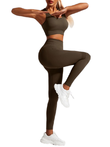 Conjunto Deportivo de Alta Calidad para Mujer, Bra Deportivo, Conjunto de Yoga para Gimnasio, Ropa Deportiva, Conjunto de Yoga sin Costuras, Ropa de Gimnasio para Mujer - Product Image 2