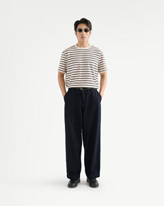 Camiseta de Manga Corta para Hombre, 100% Algodón, Transpirable, Antiarrugas, Tejida, Formal, Multicolor, Corte Regular para Adultos, Vietnam - Product Image 3