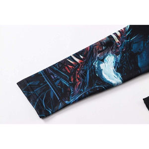 Camiseta Deportiva de Manga Larga Venom para Hombre, Estampado Completo, Secado Rápido, Poliéster, Camiseta de Natación para Adultos - Product Image 3