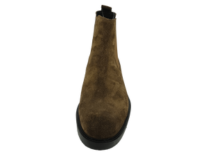Chelsea <b>Boots</b> <b>Men</b> Ankle Toe Cow Nappa Upper TPR Outsole <b>Slip</b>-<b>On</b> Side Zipper Midsole Breathable EVA Comfort All Seasons Solid - Product Image 2
