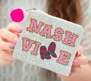 Portefeuille artisanal en perles pour femmes, petite bourse à monnaie à prix abordable - Product Image 2