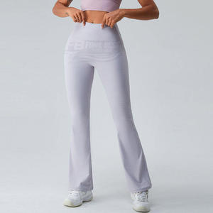 Nuevos Leggings de Yoga a Cuadros con Cintura Alta y Diseño Acanalado, Transpirables, para Mujer, Sexy, para Fitness y Deporte, con Diseño y Logotipo Personalizados, OEM - Product Image 2