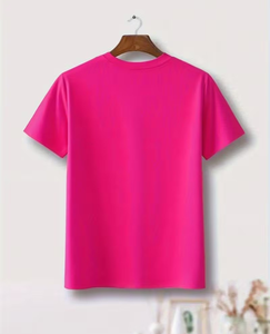 Pink Girls 2Pcs Set Short Sleeve T Shirt Butterfly Print Elastic Waist Shorts Casual Summer Outfit Polyester/Cotton Comfortable - Product Image 2