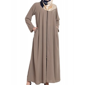 Abaya Elegante para Mujeres Musulmanas, Ropa Islámica de Oración, Color Rosa, Abaya Saudí, Túnicas de Dubái de Alta Calidad, Venta al Por Mayor con MOQ Bajo - Product Image 2