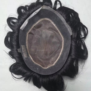 Peluca de Cabello Humano Mono de Calidad Premium Austriaca Taz Hair Bangladesh con Estilo de Ondas Sueltas y Ondas Profundas Naturales - Product Image 1