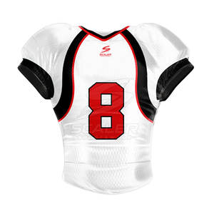 ชุดยูนิฟอร์มอเมริกันฟุตบอลคุณภาพสูง ดีไซน์ปรับแต่งได้ ผ้าทนทาน สำหรับการฝึกซ้อม การแข่งขัน และการฝึกอบรมของทีมกีฬา - Product Image 5