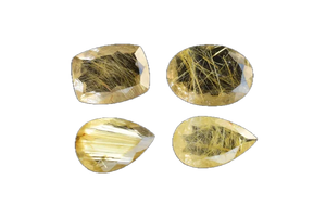 Piedra Preciosa de Cuarzo Rutilado Dorado Facetado, Ideal para Joyería, en Forma Ovalada, de Pera, Redonda, Cojín y Otros Formatos - Product Image 2