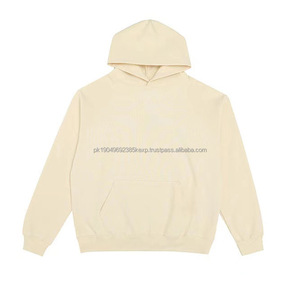 Sudadera con capucha de peso pesado unisex extragrande de 460g de marca famosa personalizada - Product Image 3