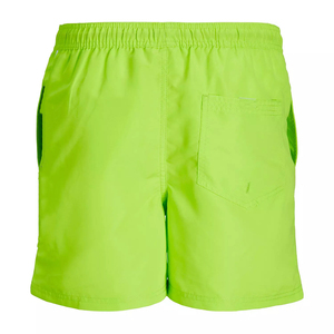 Shorts de bain pour hommes 100% polyester à séchage rapide, décontractés, avec taille élastique, pour la plage, le surf, l'athlétisme et les sports nautiques - Product Image 4