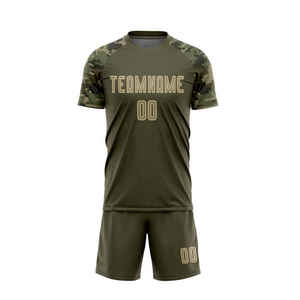 Uniformes de Fútbol de Manga Corta con Estampado de Camuflaje, Último Diseño, Ropa de Fútbol de Estilo Nuevo, Uniformes Deportivos de Primera Calidad - Product Image 2