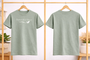 Camiseta con Estampado Personalizado, Camiseta con Diseño 'Protect Your Peace', Unisex, Algodón, Informal, Manga Corta, OEM, ODM, Ropa al por Mayor - Product Image 6