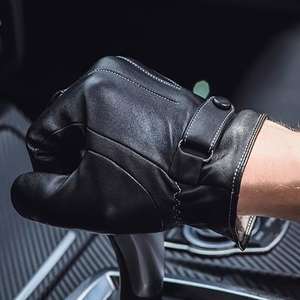 Vintage Outdoor Sheep Leather Dressing <b>Gloves</b> Customizable High Quality Breathable <b>Touchscreen</b> <b>Gloves</b> for Summer - Product Image 2