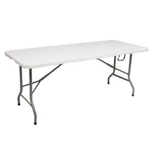 Portable Indoor/Outdoor 6-<b>Folding</b> Plastic <b>Table</b> for Picnics Parties Camping-for Dining - Product Image 3