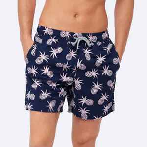 Nouveaux shorts de bain imprimés pour hommes, séchage rapide, pantalons de plage décontractés, maillots de bain d'été, vente en gros, shorts de vacances confortables - Product Image 4