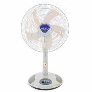 3-Speed 5 Blades ABS <b>Outdoor</b> Air Cooling Fan App-Controlled Sankyo Certified 318M Foldable 16-Inch Electric <b>Table</b> Fan - Product Image 3