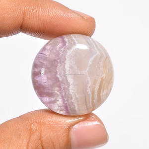 Vente en gros de haute qualité Chevron Améthyste Quartz Cabochon naturel pierres précieuses en vrac pour bijoux Acheter améthyste pierre précieuse en vrac - Product Image 2