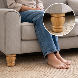 Classic Turned Wooden Furniture <b>Leg</b> Elegant Decorative Vintage Style <b>for</b> <b>Sofa</b> Cabinet Coffee Table - Product Image 5