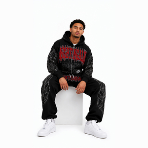 Sudadera con Capucha Personalizada para Hombre 2026, Cortavientos, Transpirable, de Algodón Orgánico, con Estampado Gráfico de Letras y Números, con Cordón Ajustable en la Parte Delantera - Product Image 4