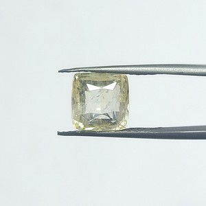 Zafiro amarillo natural de 6.54 quilates, talla cojín, de Sri Lanka, piedras sueltas para la fabricación de joyas y anillos YSCIH-103 - Product Image 1