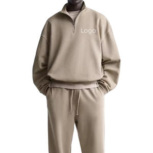 Sudadera de Invierno Personalizada para Hombre con Cuello Alto, Forro Polar Grueso 100% Algodón, Estilo Urbano Vintage con Impresión Digital Efecto Desgastado por el Sol - Product Image 3