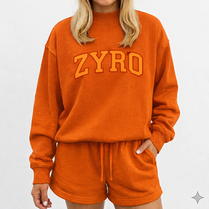 Ensemble court douillet et chaud pour femme, col montant, en peluche, deux pièces, confortable et décontracté, pour la saison froide - Product Image 1