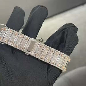 Hip Hop Luxury VVS D Colour Moissanite Designers <b>Watches</b> Automatic Mechanical Diamond <b>Watches</b> for Men <b>Iced</b> <b>Out</b> <b>Watches</b> - Product Image 4