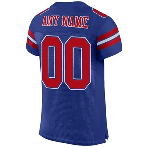 Maillot de football authentique personnalisé rouge et blanc en mesh respirant, uniforme de football à séchage rapide, extensible dans quatre directions, short de sport d'équipe - Product Image 5
